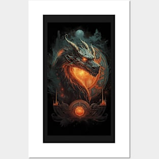 Fire Dragon Posters and Art